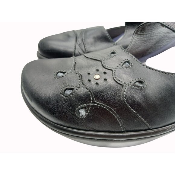 Naot Womens Black Leather Mary Jane Shoes Adjustable Strap EU 42 US 11 Comfort - Picture 5 of 15